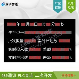 生產(chǎn)線(xiàn)投入產(chǎn)出電子看板